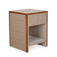 Kora 18" Cotton Jute 1-Drawer Contract-Grade Nightstand - Brown - Image 4