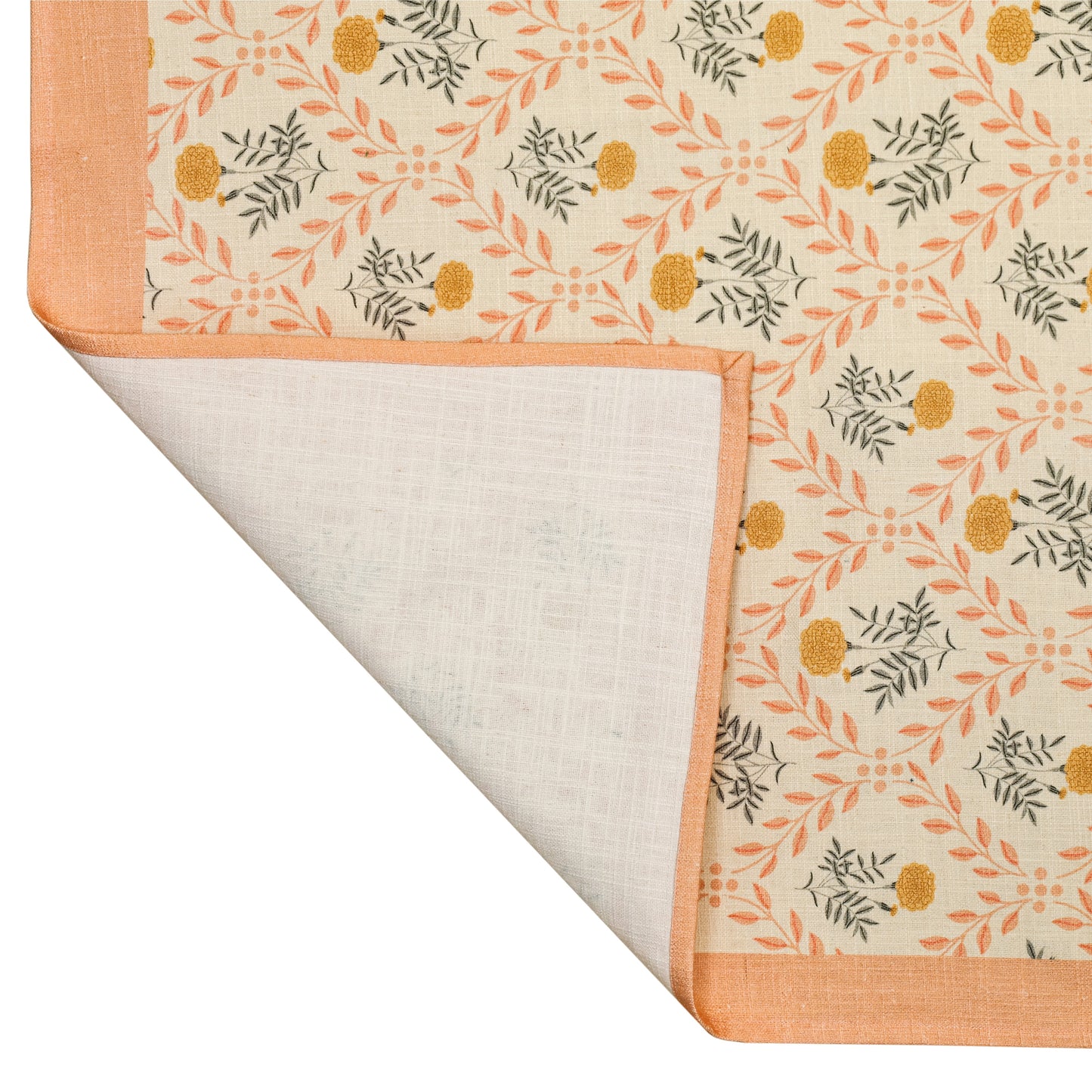 Dolce Natural Cotton Table Cloth - Blush / 70
