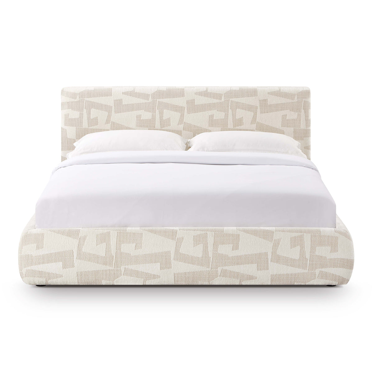 Isla Upholstered Bed - Cream / Queen - Image 2