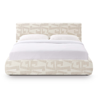 Isla Upholstered Bed - Cream / Queen - Image 2