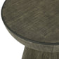 Mason Dark Green Faux Raffia Side Table - Image 2