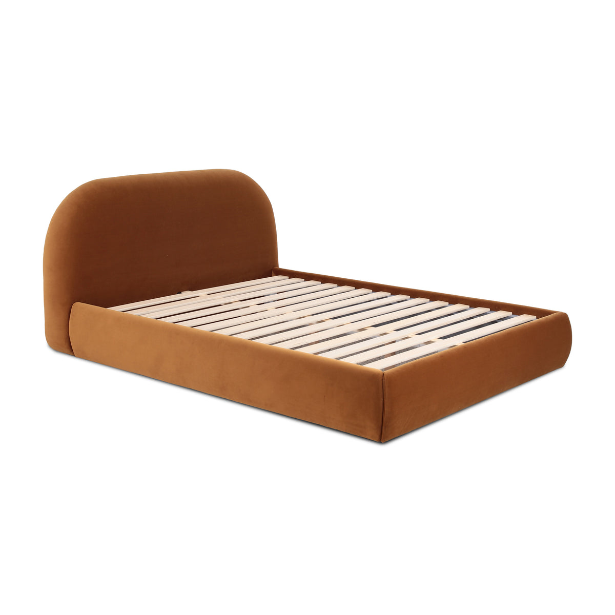 Bara Performance Velvet Bed - Honey / Queen - Image 4
