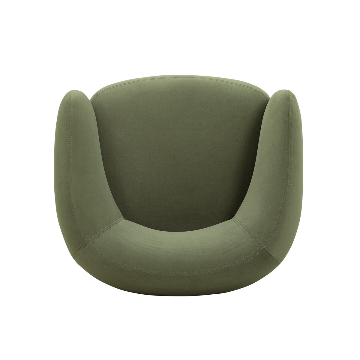 Foxy Performance Fabric Accent Chair - Olive Green - Image 6