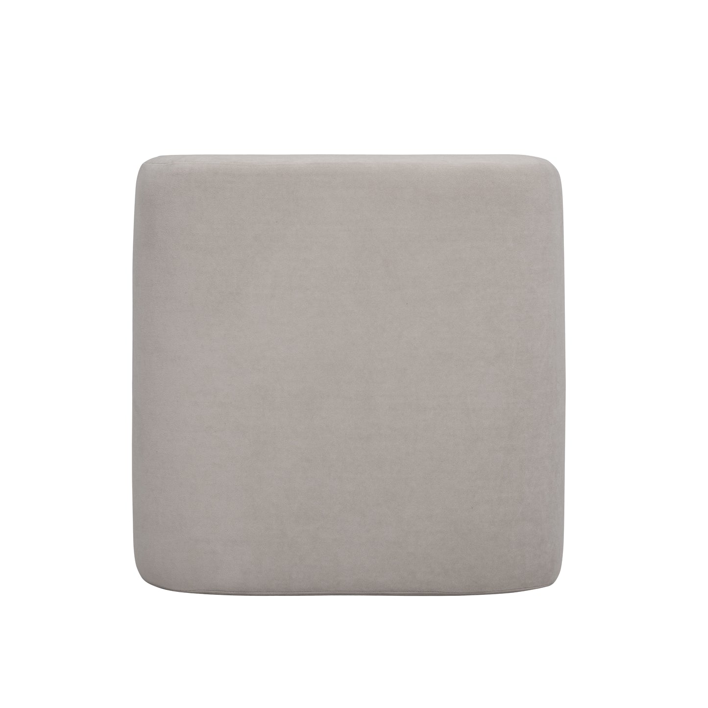 Desi Performance Fabric Ottoman - Taupe - Image 6