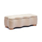 Thalia 48.5" Performance Velvet Storage Bench - Tan - Image 2