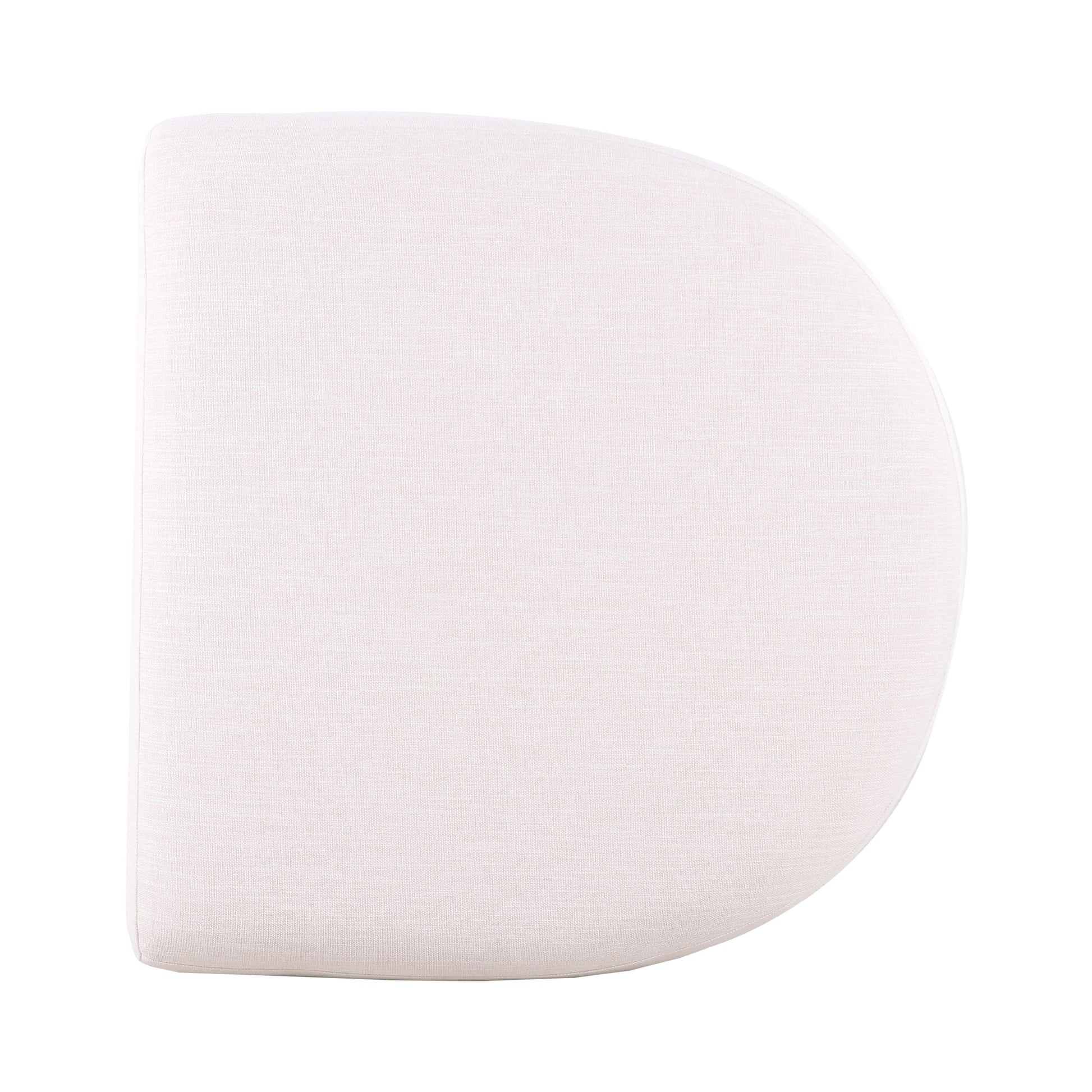 Gorge Ottoman - Cream - Image 7