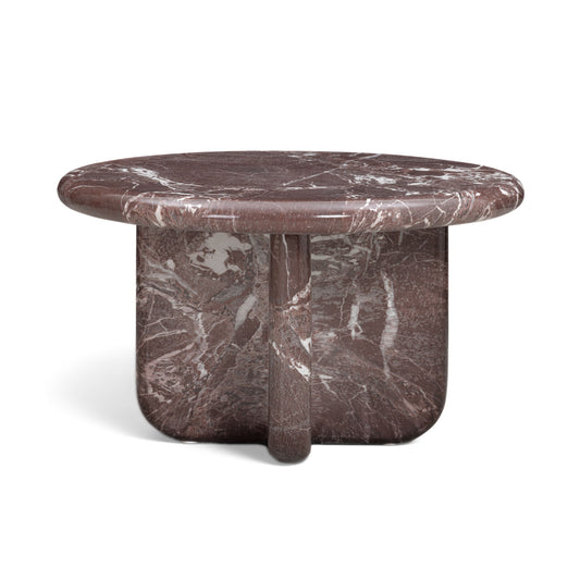 Juju Faux Marble Indoor/Outdoor Round Coffee Table (24"-32") - Image 1