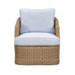 Axel Blue Boucle Outdoor Accent Chair - Image 2