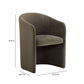 Seraphina Performance Velvet Dining Chair - Chocolate Brown - Image 6