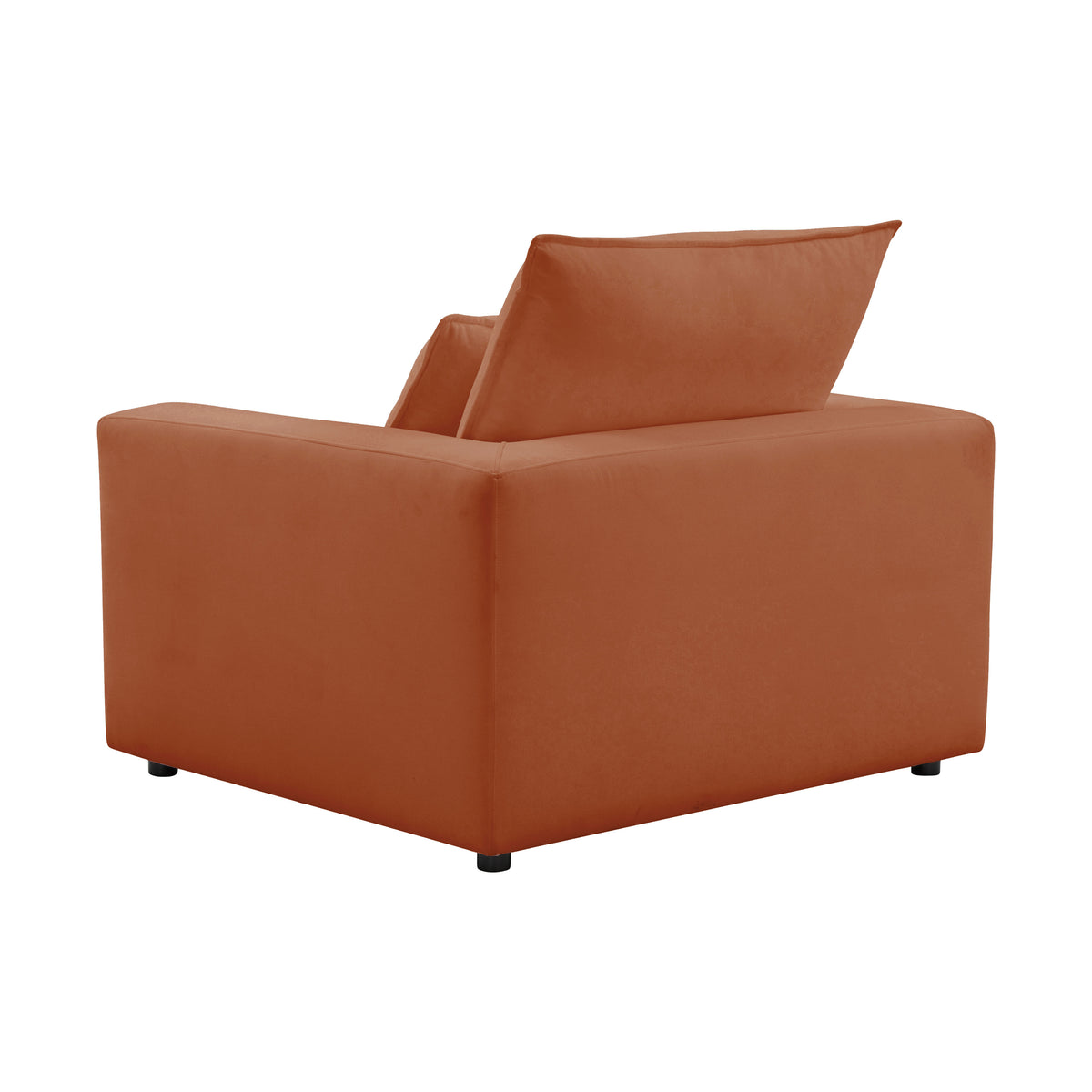 Cali Performance Fabric Armchair - Rust - Image 3