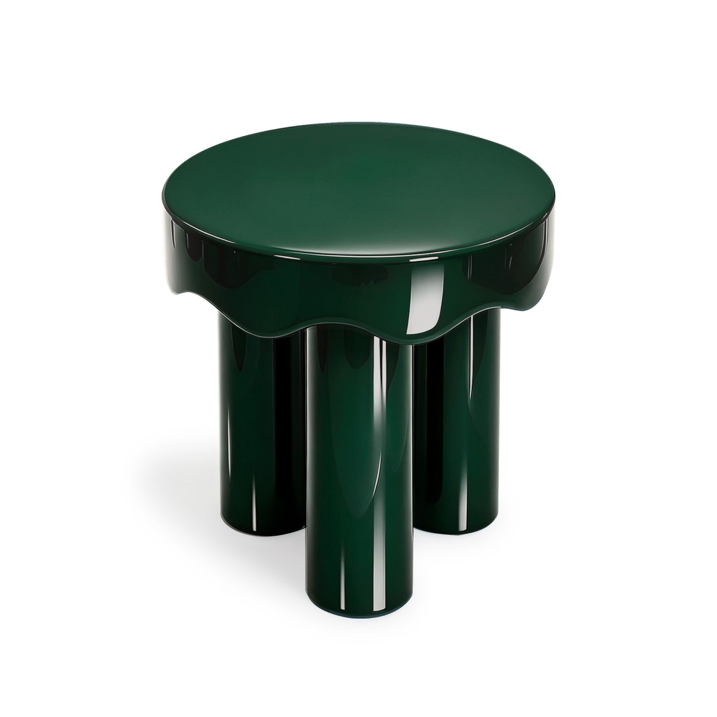 Casper High Gloss Nesting Side Table Set - Green - Image 8