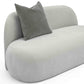 Carraway 59" Loveseat - Light Grey - Image 5