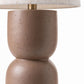 Astrea Brown Stonecast Table Lamp - Image 3