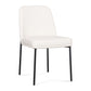 Sydney Performance Vegan Leather Dining Chair - Set of 2 - Cream - Image 4