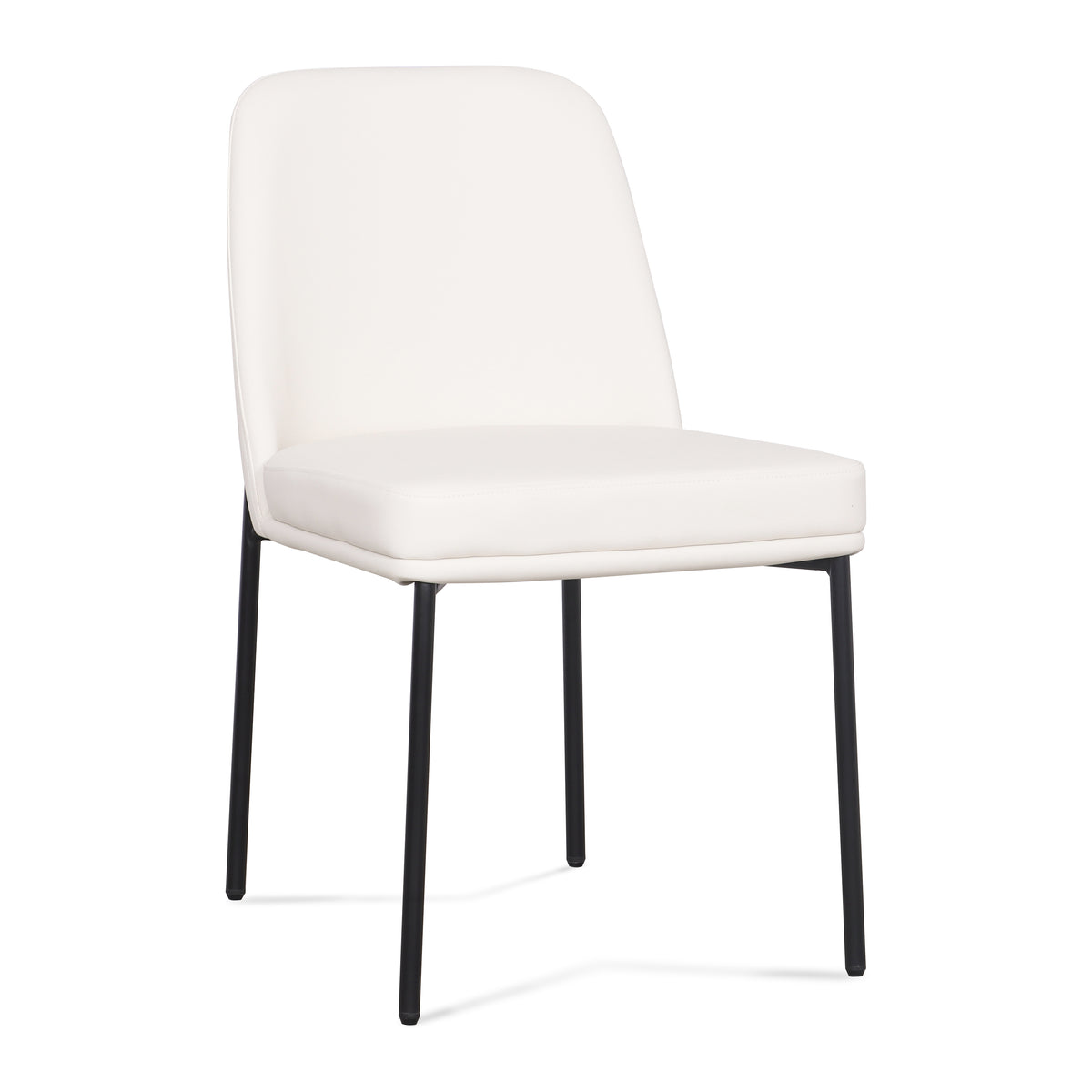 Sydney Performance Vegan Leather Dining Chair - Set of 2 - Cream - Image 4