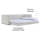 Ryan 91" Sleeper Sofa - Cream - Image 6