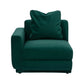 Perry Modular Corner Chair - Deep Green / LAF - Image 2