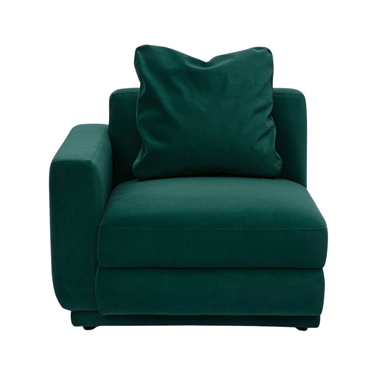 Perry Modular Corner Chair - Deep Green / LAF - Image 2