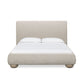 Rayne Textured Fabric Bed - Cream / Queen - Image 3