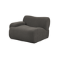 Zenith Contract-Grade Upcycled Fabric Corner Chair - Grey / LAF - Image 3