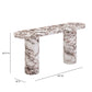 Darcy 59" Concrete Indoor/Outdoor Console Table - Breccia - Image 6