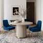 Beatrix Performance Velvet Dining Chair - Navy - Image 2