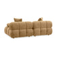Calliope 79" Modular Loveseat - Cafe Au Lait - Image 4