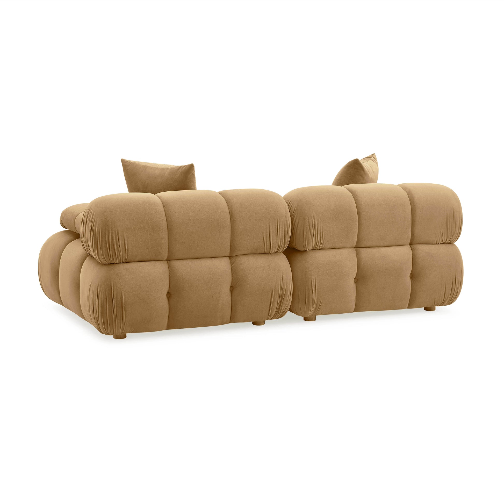 Calliope 79" Modular Loveseat - Cafe Au Lait - Image 4