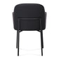Sydney Performance Vegan Leather Armchair - Set of 2 - Black - Image 6