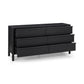 Tyra 62" Black Ash 6-Drawer Dresser - Image 3