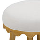 Oodle Cream Performance Vegan Mohair Natural Bar Stool - Image 4
