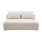 Hangover 64" Armless Loveseat - Off-White - Image 3