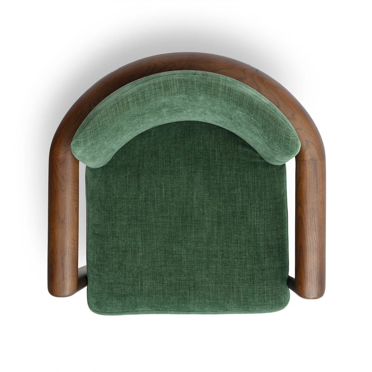 Irma Textured Performance Velvet Dining Chair - Forest Green - Image 5