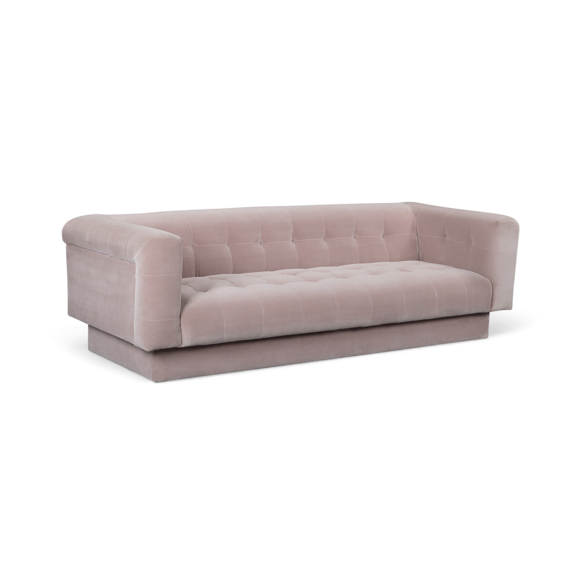 Jules 94" Performance Velvet Sofa - Pink - Image 2