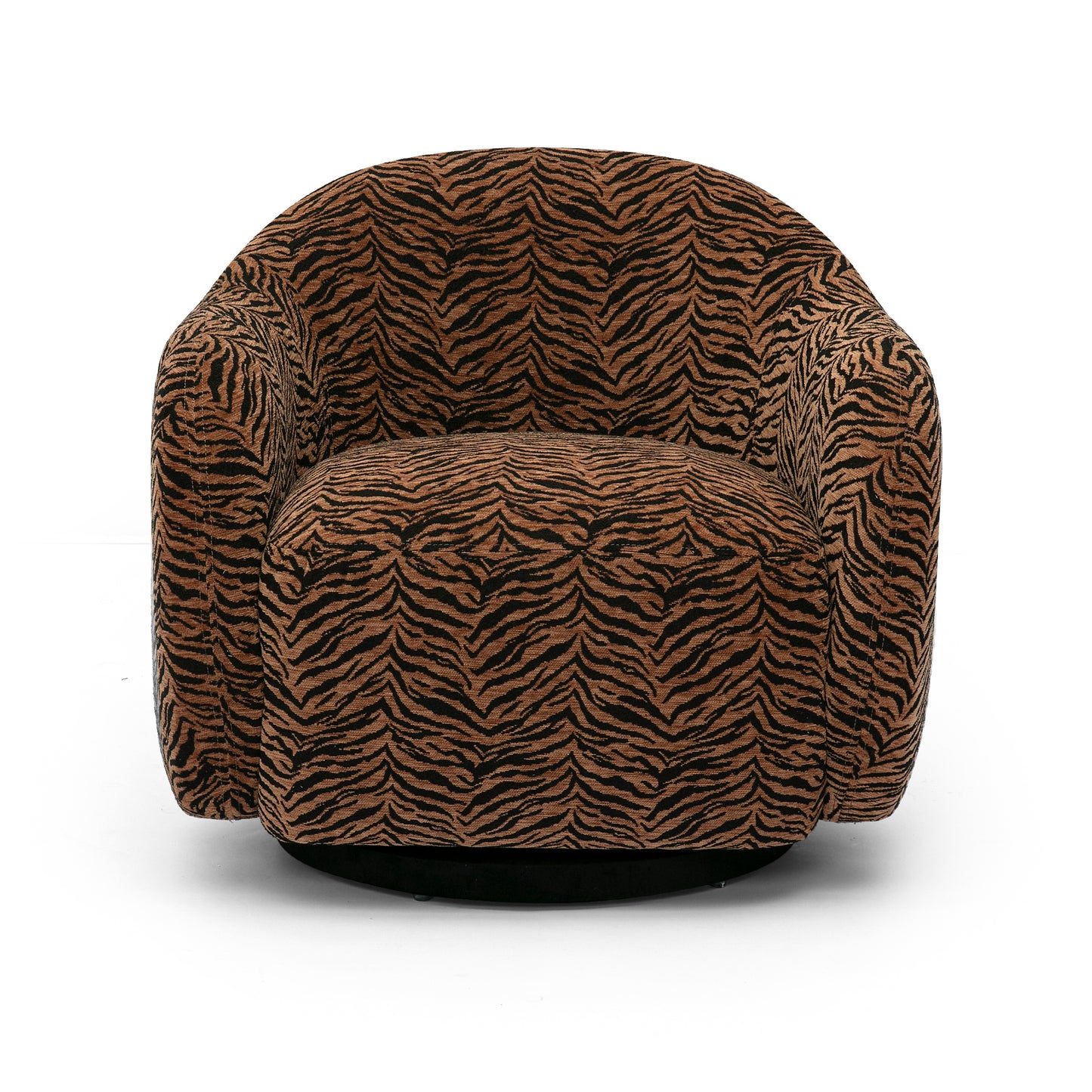 Salma Swivel Chair - Animal Print - Image 1