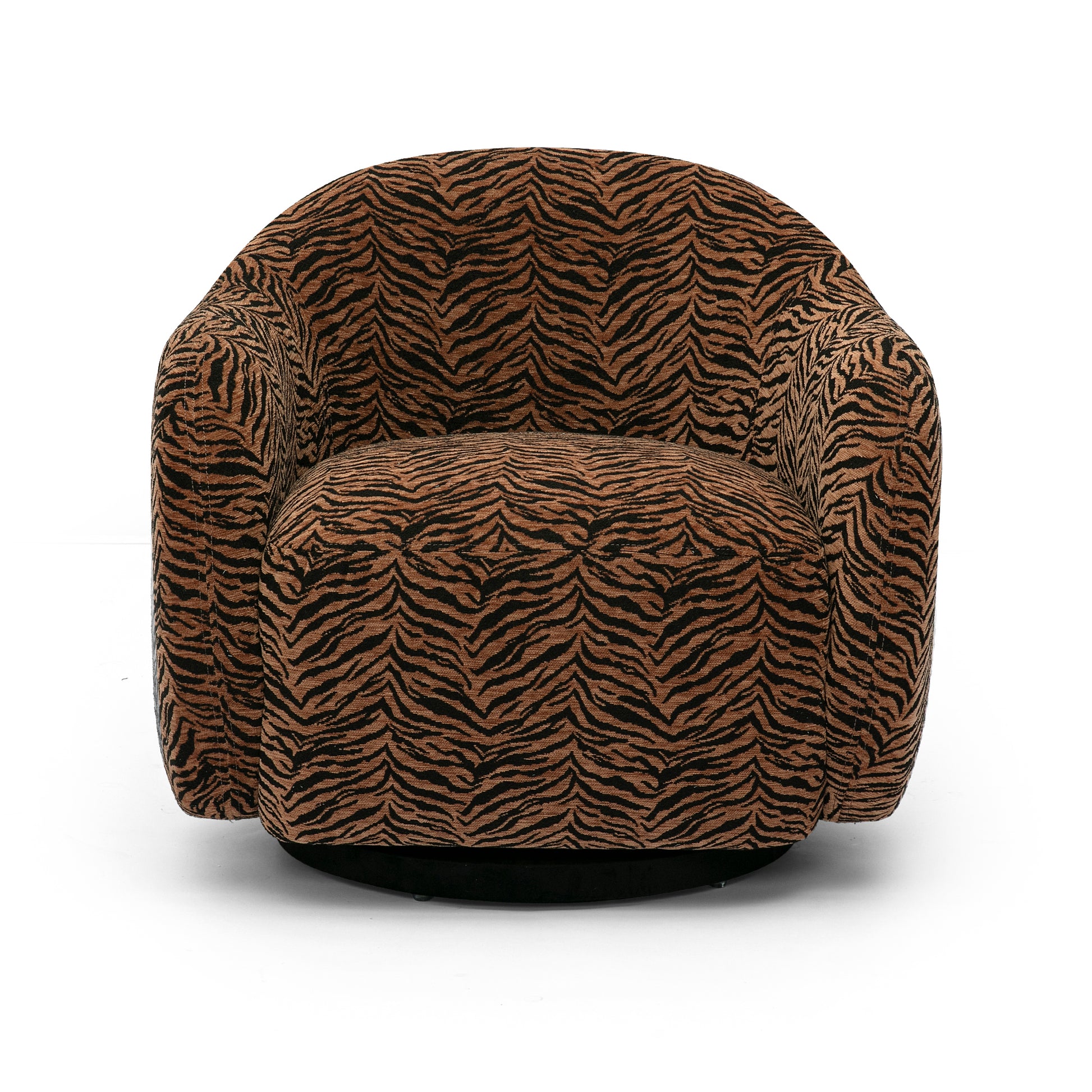 Salma Swivel Chair - Animal Print - Image 1
