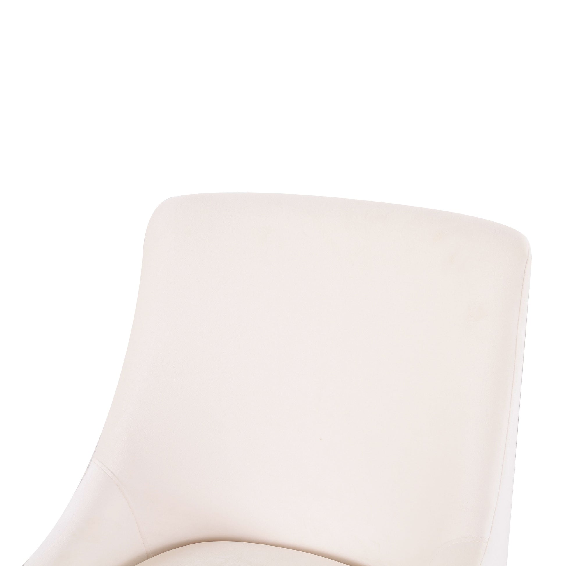 Beatrix Performance Velvet Dining Chair - Cream - Image 5
