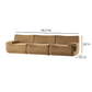 Zenith 117" Modular Sofa - Brown - Image 8