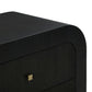 Hump 38" Arched 3-Drawer Bedside Chest - Black - Image 6