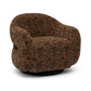 Salma Swivel Chair - Animal Print - Image 2