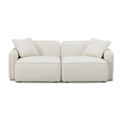 Travie 78" Modular Loveseat - Sand - Image 1