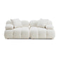 Calliope 79" Modular Loveseat - Cream - Image 3