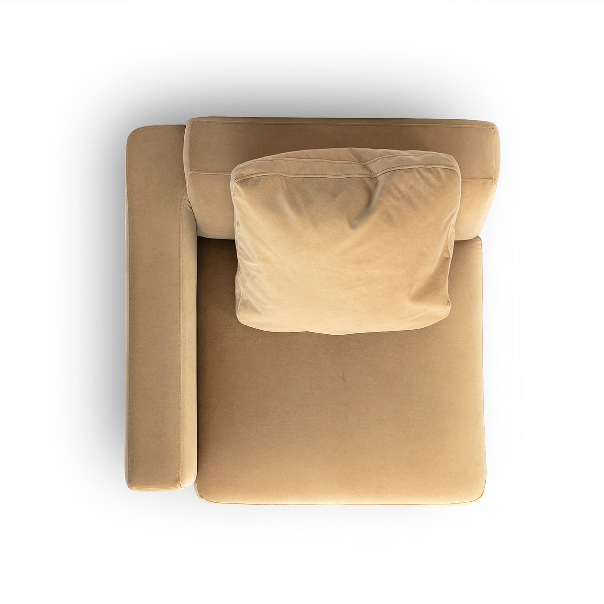 Perry Modular Corner Chair - Tan / LAF - Image 4
