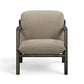 Vivienne Upcycled Performance Velvet Accent Chair - Taupe - Image 2