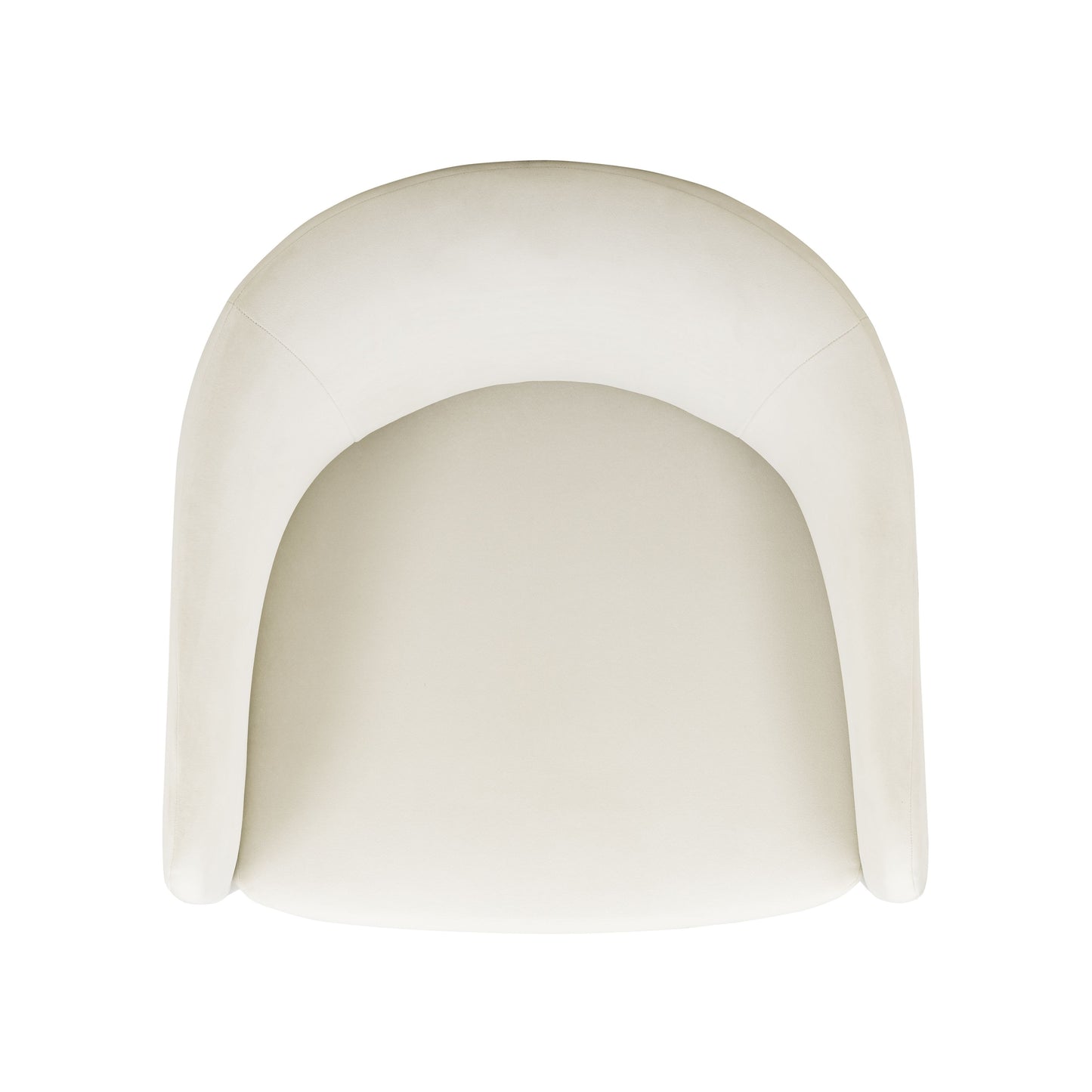 Seraphina Performance Velvet Dining Chair - Cream - Image 5