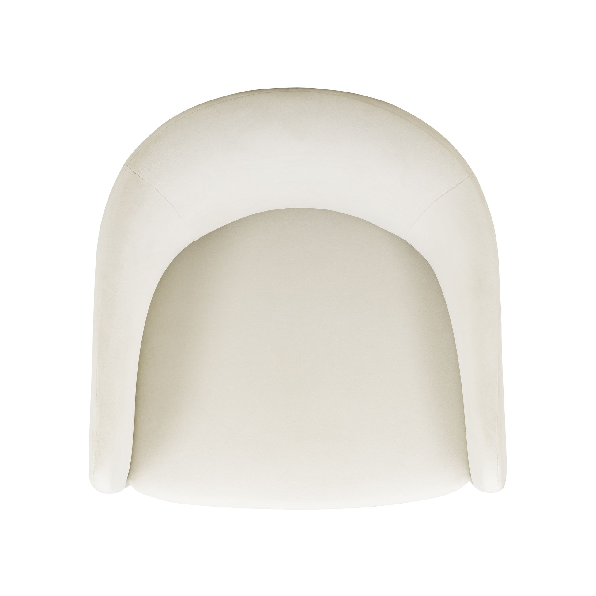 Seraphina Performance Velvet Dining Chair - Cream - Image 5
