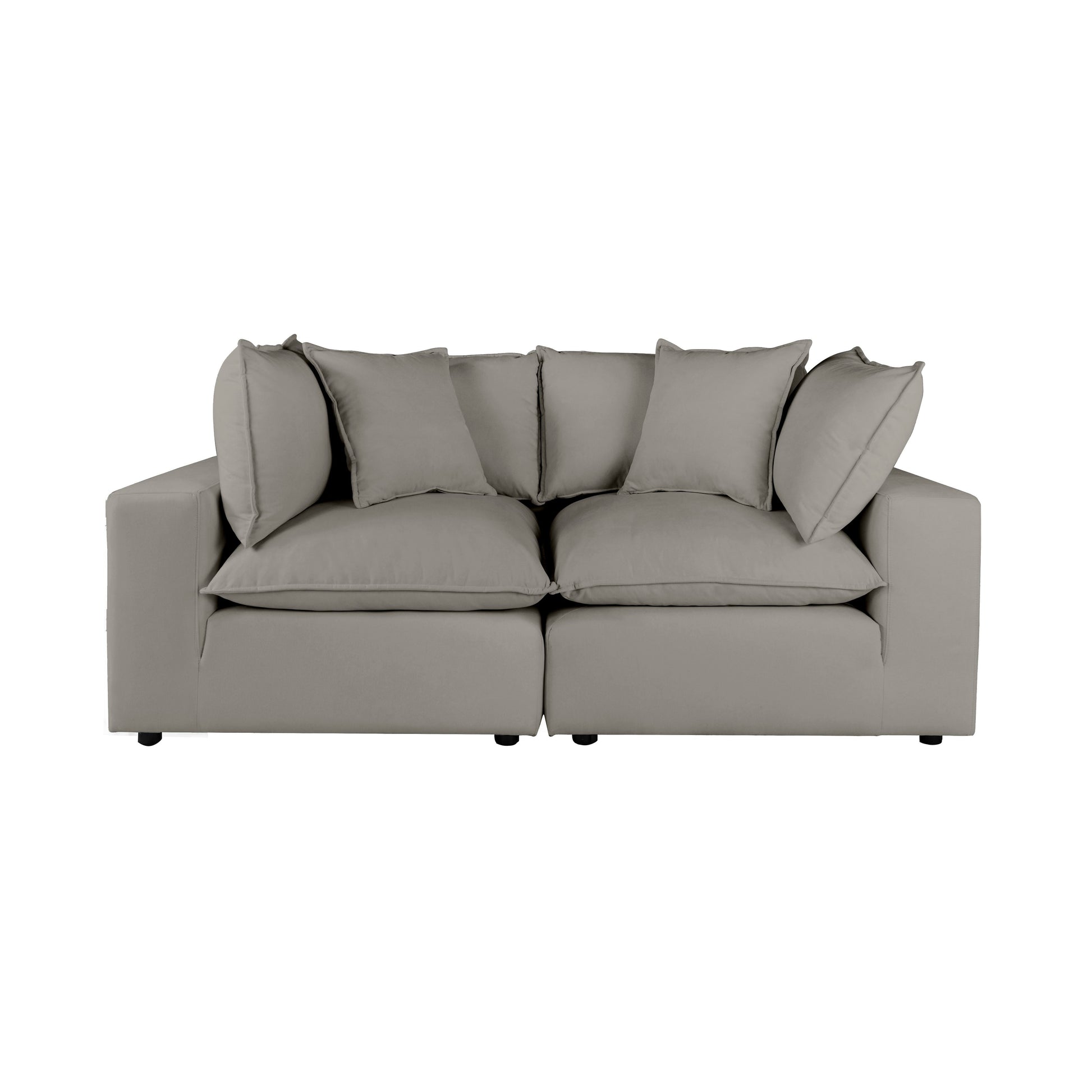 Cali 80" Modular Loveseat - Slate - Image 1