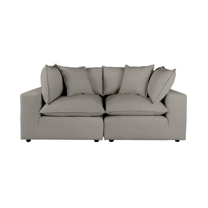 Cali 80" Modular Loveseat - Slate - Image 1