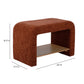 Alvie Railroad Chenille Storage Side Table - Copper - Image 5