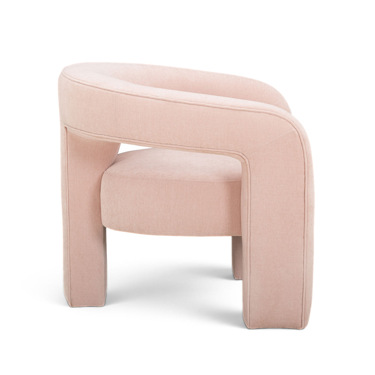 Malone Accent Chair - Blush - Image 3